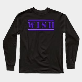 Wish Purple Long Sleeve T-Shirt